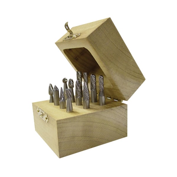 18701 12 pc. Wood Box Set Sglcut